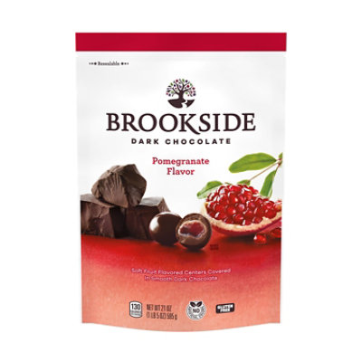 Brookside Dark Chocolate And Pomegranate Flavored Snacking Chocolate Bag - 21 Oz