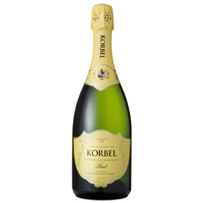 Korbel Organic Brut California Champagne Tray Pack 24 Proof - 750 Ml