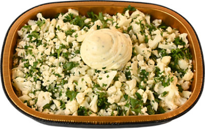 ReadyMeals Riced Cauliflower and Parsley with Garlic Herb Butter - Each - Image 1