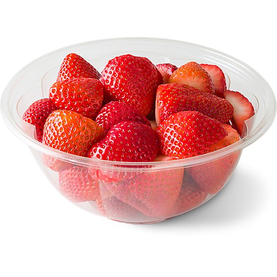 Fresh Cut Strawberries - 20 Oz