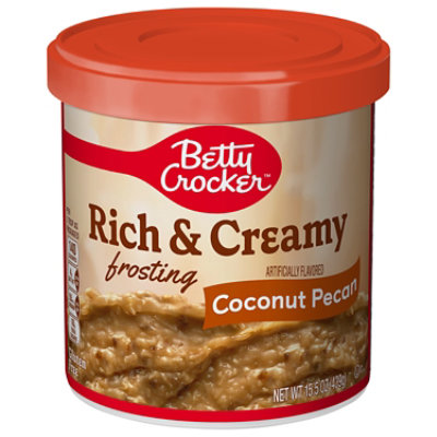 Betty Crocker Rich & Creamy Frosting Coconut Pecan - 14.5 Oz