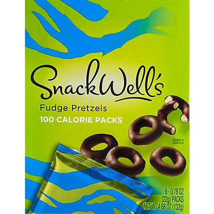 SnackWells Pretzels Fudge 100 Calories Indulgent Taste - 6-0.78 Oz - Image 2