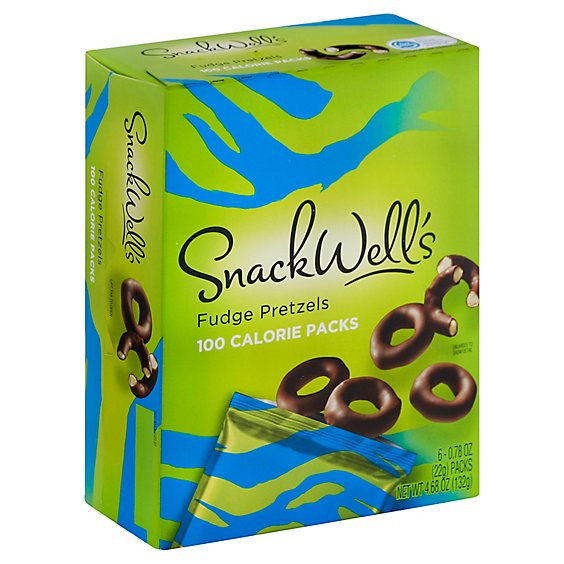 SnackWells Pretzels Fudge 100 Calories Indulgent Taste - 6-0.78 Oz