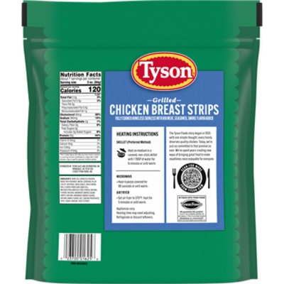 Tyson Grilled & Ready Frozen Grilled Chicken Breast Strips - 22 Oz - Image 5