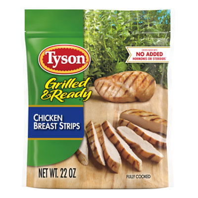 Tyson Grilled Ready Fully Cooked Grilled Chicken Breast Strips 22 Oz Safeway