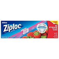 Ziploc Brand Holiday Gallon With Power Shield Technology Slider Storage Bags - 32 Count - Image 2