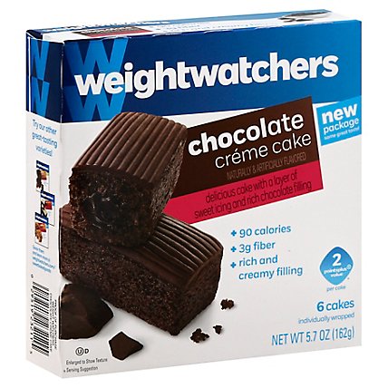 Weight Watchers Cake Chocolate With Filling - 6-.72 Oz - Image 1