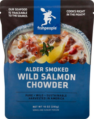 Fishpeople Soup Chowder Alder Smoked Wild Salmon - 10 Oz - Image 2