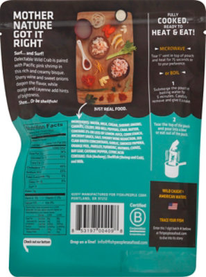 Fishpeople Soup Bisque Wild Crab With Cold Water Pink Shrimp - 10 Oz - Image 5
