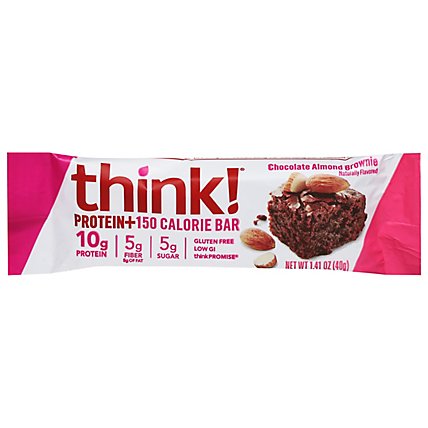 ThinkThin Lean Protein Chocolate Almond Brownie - 1.41 Oz - Image 3