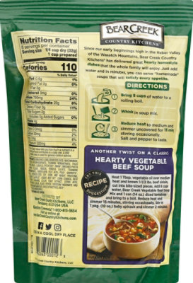 Bear Creek Country Kitchens Soup Mix Vegetable Beef Family Size - 9 Oz - Image 6