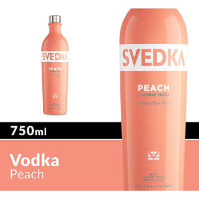 SVEDKA Peach 70 Proof Flavored Vodka - 750 Ml - Image 1