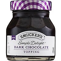 Smuckers Simple Delight Topping Dark Chocolate - 11.5 Oz - Image 1