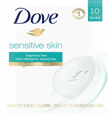 Dove Beauty Bar Sensitive Skin - 10-4 Oz - Image 2