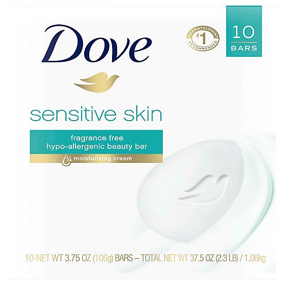 Dove Beauty Bar Sensitive Skin - 10-4 Oz