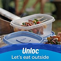Ziploc Brand Smart Snap Technology Small Square Containers - 4 Count - Image 3