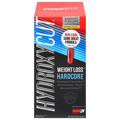 Hydroxycut Hardcore Weight Loss Supplement Rapid Release Capsules - 60 Count - Image 2
