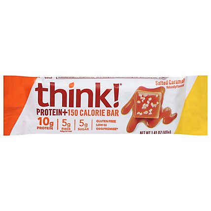 thinkThin Protein & Fiber Bar Salted Caramel - 1.41 Oz - Image 1