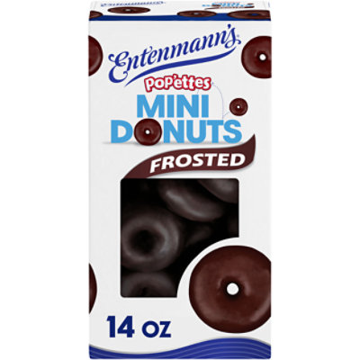 Entenmann's Rich Frosted Chocolate Donut Popettes - 14 Oz - Image 1