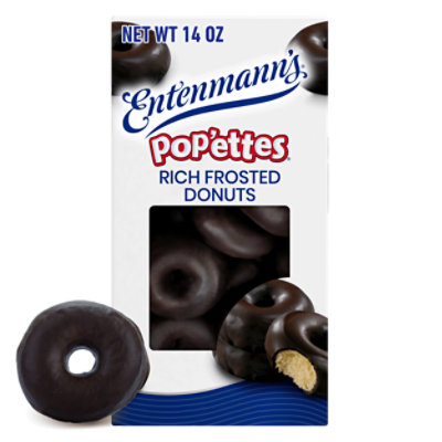 Entenmann's Rich Frosted Chocolate Donut Popettes - 14 Oz - Image 2