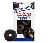 Entenmanns Popettes Donuts Rich Frosted Chocolate - 14 Oz
