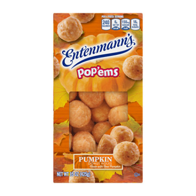 Entenmann's Pop'ems Pumpkin Donut Holes - 15 Oz - Image 1