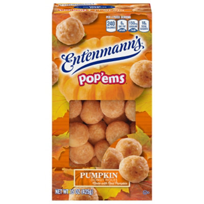 Entenmanns Donuts Popems Pumpkin - 15 Oz - Image 1