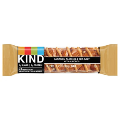 KIND Caramel Almond & Sea Salt Gluten Free Snack Bar - 1.4 Oz - Image 1