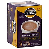 Oregon Chai Chai Tea Latte Individually Packed Cups The Original - 12-0.53 Oz - Image 1