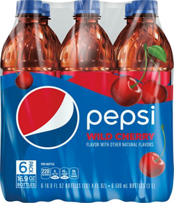 Pepsi Soda Cola Wild Cherry - 6-16.9 Fl. Oz. - Image 6