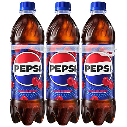 Pepsi Soda Cola Wild Cherry - 6-16.9 Fl. Oz. - Image 1