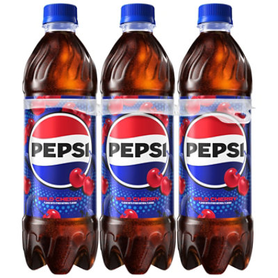 Pepsi Soda Cola Wild Cherry - 6-16.9 Fl. Oz.