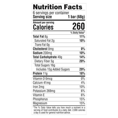 CLIF Energy Bar Chocolate Chip Peanut Crunch - 6-2.4 Oz - Image 4
