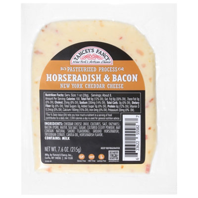 Yanceys Cheddar Smoked Bacon Horseradish - 7.6 Oz - Image 1