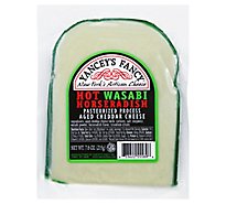 Yanceys Fancy Hot Wasabi Horseradish Cheddar Cheese - 7.6 Oz
