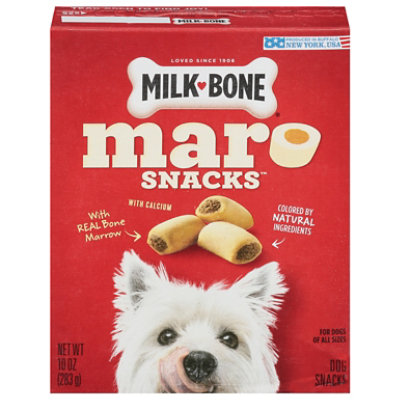 Milk-Bone MaroSnacks Dog Snacks For All Sizes With Real Bone Marrow Box - 10 Oz - Image 3