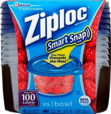 Ziploc Brand Deep Rectangle Plastic Containers - 2 Count - Image 2