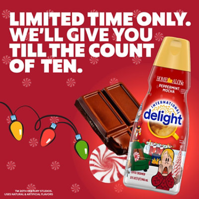 International Delight Home Alone Peppermint Mocha Coffee Creamer - 32 Fl. Oz. - Image 5