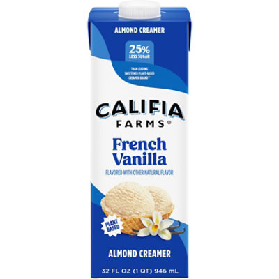 Califia Farms French Vanilla Almond Milk Coffee Creamer - 32 Fl. Oz. - Image 1