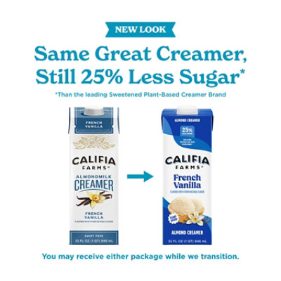 Califia Farms French Vanilla Almond Milk Coffee Creamer - 32 Fl. Oz. - Image 5