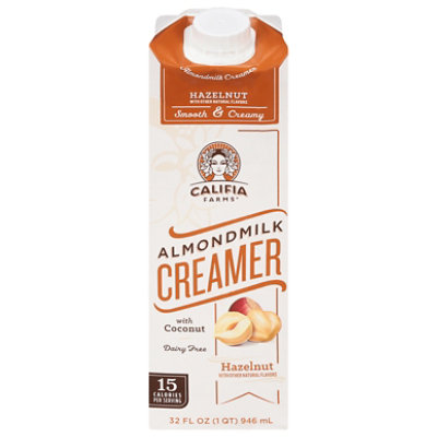 Califia Farms Hazelnut Almond Milk Coffee Creamer - 32 Oz