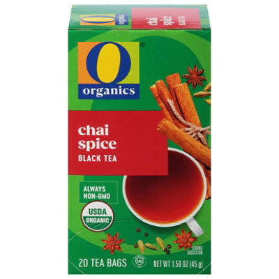 O Organics Tea Chai Spice 20 Count - 1.59 Oz