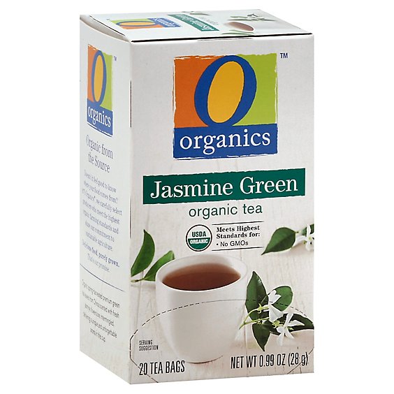 O Organics Organic Tea Jasmine Green 20 Count - 0.99 Oz