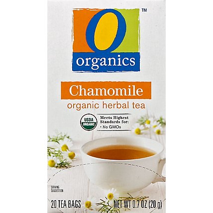 O Organics Herbal Tea Organic Chamomile 20 Count - 0.7 Oz - Image 2