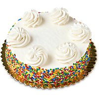 Bakery Cake Pareve Slice White White Iced - Each (790 Cal) - Image 1