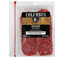 Columbus Pre-Sliced Genoa Salame Pillow Pack - 10 Oz