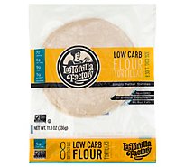La Tortilla Factory Tortillas Flour Low Carb Bag 8 Count - 11.8 Oz