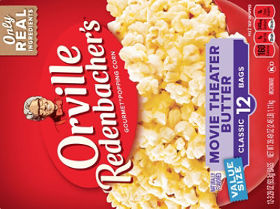 Orville Redenbachers Movie Theater Butter Microwave Popcorn - 12-3.29 Oz - Image 6