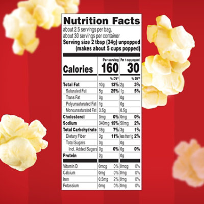 Orville Redenbachers Movie Theater Butter Microwave Popcorn - 12-3.29 Oz - Image 3