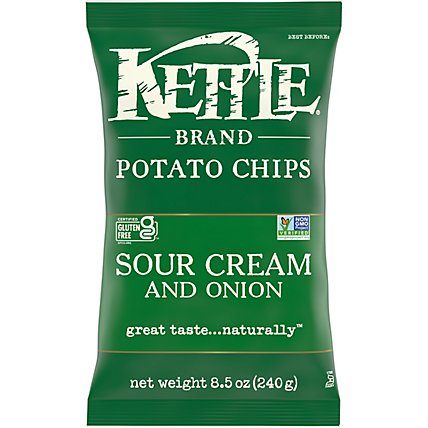 Kettle Potato Chips Sour Cream and Onion - 8.5 Oz - Image 1